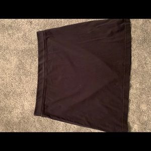 Black Mini Stretch-Fit Skirt